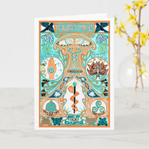 Carte Obtenez bien bientôt pagan wiccan cicatrisation ca