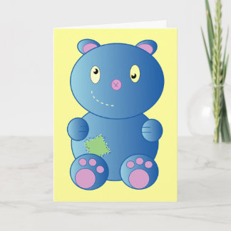 Carte Obtenez Bien Bientôt Patch Bear Card