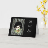 Carte Obtenez bien, écriture sainte, 5:7 de Peter, (Fleur jaune)