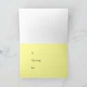 Carte Obtenez bien, heureux d'entendre que vous sentez (Intérieur)