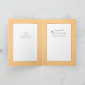 Carte Obtenez Bien Les Oiseaux, Religieux (Intérieur)