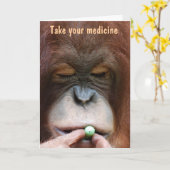 Carte Obtenez bien pilules bientôt (Fleur jaune)