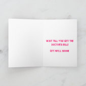 Carte Obtenez Bill de puits… de docteur… (Intérieur)