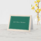 Carte Obtenez des souhaits de bonne entreprise (Fleur jaune)