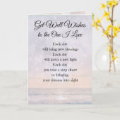 Carte Obtenez des voeux pour le design One I Love (Fleur jaune)