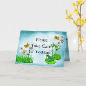 Carte Obtenez La Scène De L'Etang D'Eau Bien (Fleur jaune)