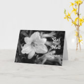 Carte Obtenez le lis bon (Fleur jaune)