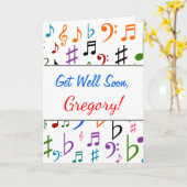 Carte Obtenez le meilleur + beaucoup de notes et de symb (Fleur jaune)