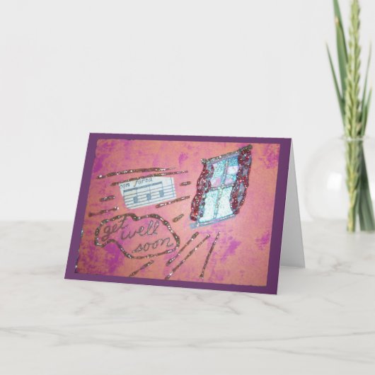 Carte Obtenez le meilleur bientôt collage (Devant)