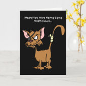 Carte Obtenez le puits bientôt de la salutation de chat (Fleur jaune)