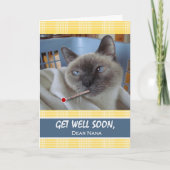 Carte Obtenez le puits bientôt pour Nana, chat malade (Devant)