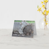 Carte Obtenez le puits bientôt, sympathie, voiture (Fleur jaune)