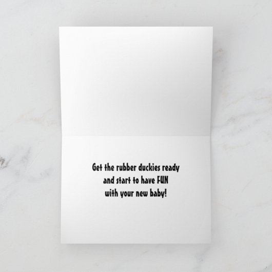 CARTE OBTENEZ LES DUCKIES EN CAOUTCHOUC PRÊTS-BÉBÉS (Intérieur)