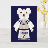 Carte "obtenez puits de Huggin d'ours bientôt" (Fleur jaune)