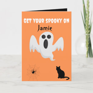 CARTE OBTENEZ VOTRE ESPRIT FESTIF POUR UN HALLOWEEN PERS