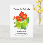 Carte Obtenir Bien Personnalisable - Nasturtiums (Fleur jaune)