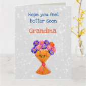 Carte Obtenir le design de Grand-mère (Fleur jaune)