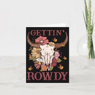 Carte Obtenir Rowgirl Western Fleur sauvage Super Ba