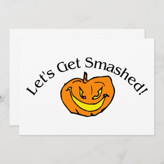 Carte Obtenons un Citrouille fragmenté (Devant / Derrière)