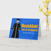 Carte obtention du diplôme (Fleur jaune)