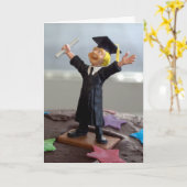 Carte Obtention du diplôme (Fleur jaune)