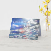 Carte Obtention du diplôme 2012 (Fleur jaune)