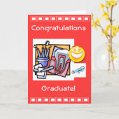 Carte Obtention du diplôme dentaire d'industrie (Fleur jaune)