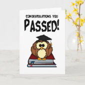 Carte Obtention du diplôme/examens - PA d'obtention du (Fleur jaune)