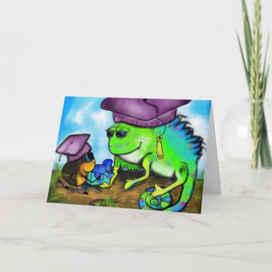 Carte Obtention du diplôme heureuse (Devant)