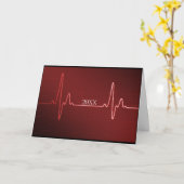 Carte Obtention du diplôme Médicale datée de soins de (Fleur jaune)