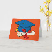 Carte Obtention d'un diplôme d'études secondaires (Fleur jaune)