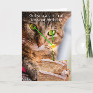 Carte Obtenu vous un chat de laser pour votre