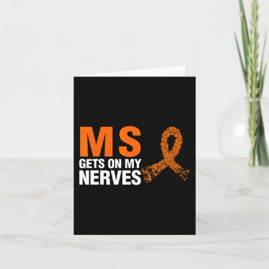 Carte Obtient Sur Mes Nerves Une Sclérose Multiples (Devant)