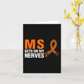 Carte Obtient Sur Mes Nerves Une Sclérose Multiples (Fleur jaune)