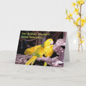 Carte Occasion d'or (Fleur jaune)