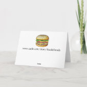 Carte Occasion romantique | Pun alimentaire drôle (Dos)