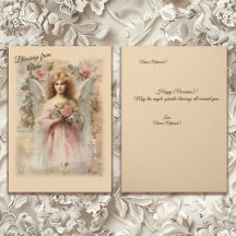 Occasions Du Cœur Ange de Style Vintage