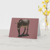 Carte Occidental équin de soutien de sympathie (Fleur jaune)