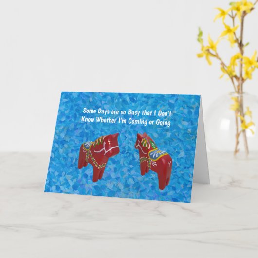 Carte occupé, comment avez-vous été ? (Fleur jaune)