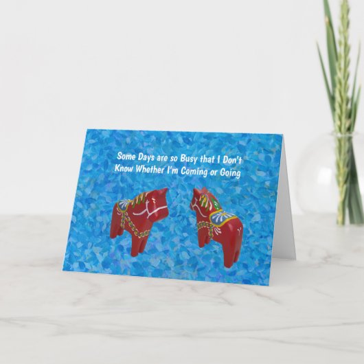 Carte occupé, comment avez-vous été ? (Devant)