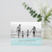 Carte Ocean Beach Photos Seas & Salutations (Debout devant)