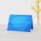 Carte Océan bleu (Fleur jaune)