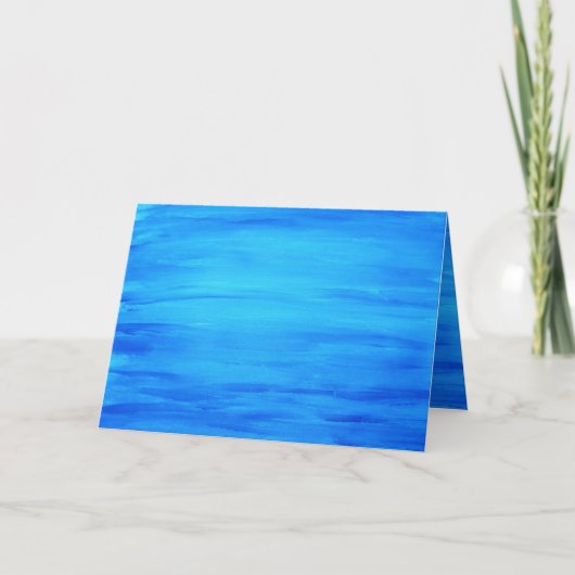 Carte Océan bleu (Devant)