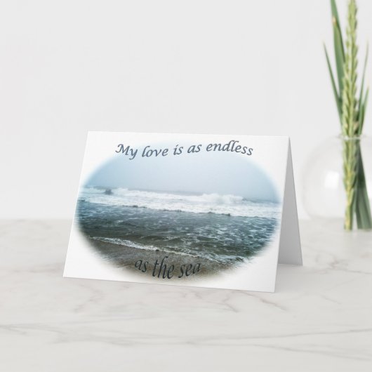 Carte Ocean I Love You (Devant)