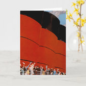 Carte Ocean Liner Bon Voyage (Fleur jaune)