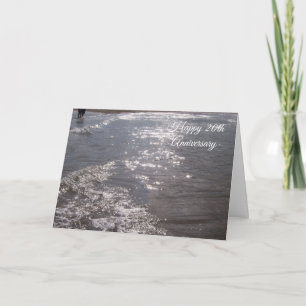 Carte Ocean Personnalisé 20e anniversaire de Mariage