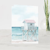 Carte Ocean View Boats Thinking of You (Dos)