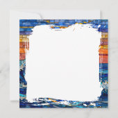 Carte Oceanic Coastal Ocean Waves Sunset   (Dos)