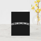 Carte Oconomowoc (Fleur jaune)