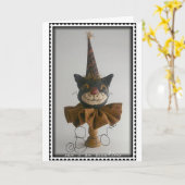 Carte October Boo Kat (Fleur jaune)